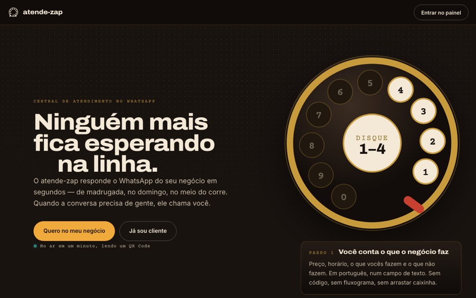 Tela do elo atende