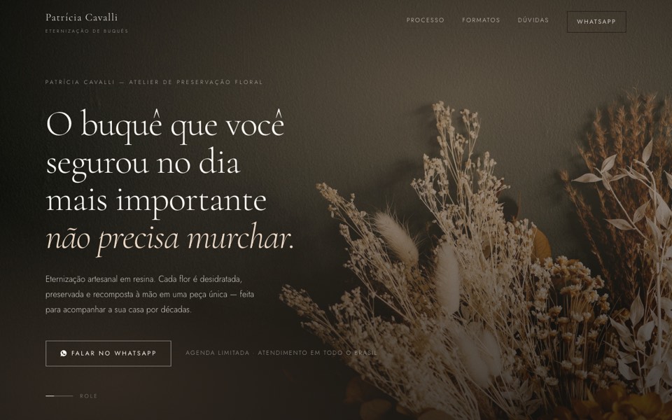 Prévia do projeto Patrícia Cavalli